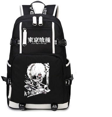 Tokyo Ghoul re Backpack Anime Kaneki Ken Cosplay Nylon School Bag Travel Bags 3 - Anime Backpacks
