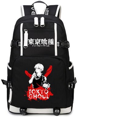 Tokyo Ghoul re Backpack Anime Kaneki Ken Cosplay Nylon School Bag Travel Bags 4 - Anime Backpacks