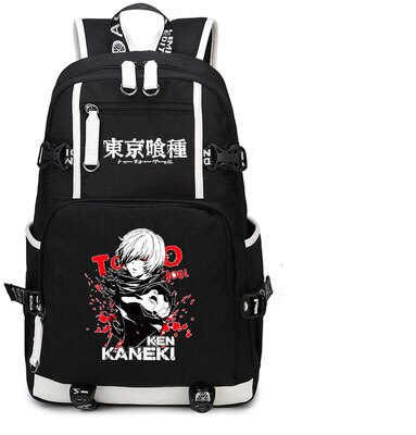 Tokyo Ghoul re Backpack Anime Kaneki Ken Cosplay Nylon School Bag Travel Bags 5 - Anime Backpacks