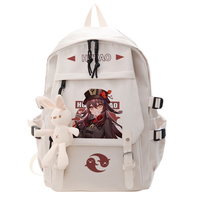 Genshin Impact Anime Cosplay Students School Bag Backpack Klee Cartoon Bookbag Laptop Travel Rucksack Outdoor Boys 2 - Anime Backpacks