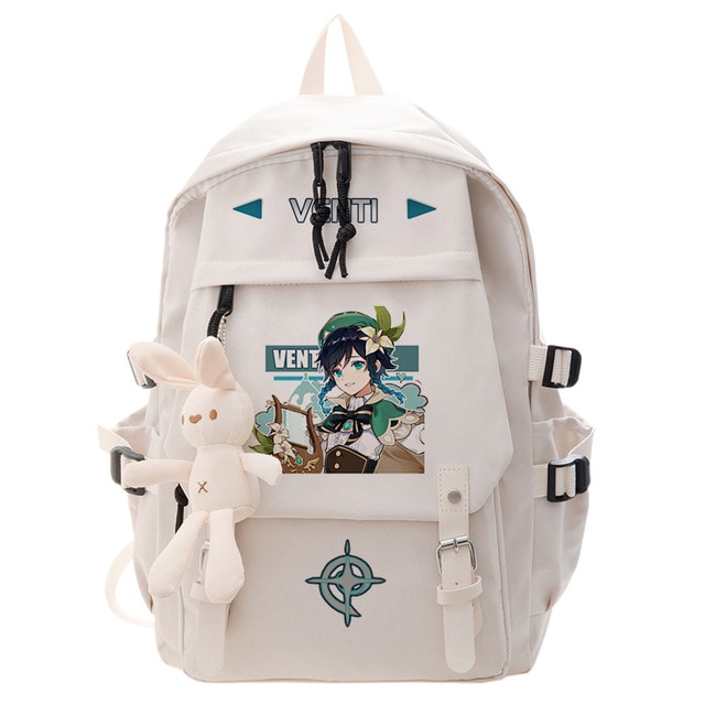 Genshin Impact Anime Cosplay Students School Bag Backpack Klee Cartoon Bookbag Laptop Travel Rucksack Outdoor Boys 3.jpg 640x640 3 - Anime Backpacks