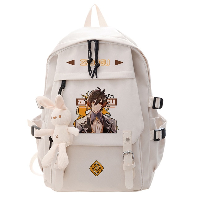 Genshin Impact Anime Cosplay Students School Bag Backpack Klee Cartoon Bookbag Laptop Travel Rucksack Outdoor Boys 7.jpg 640x640 7 - Anime Backpacks