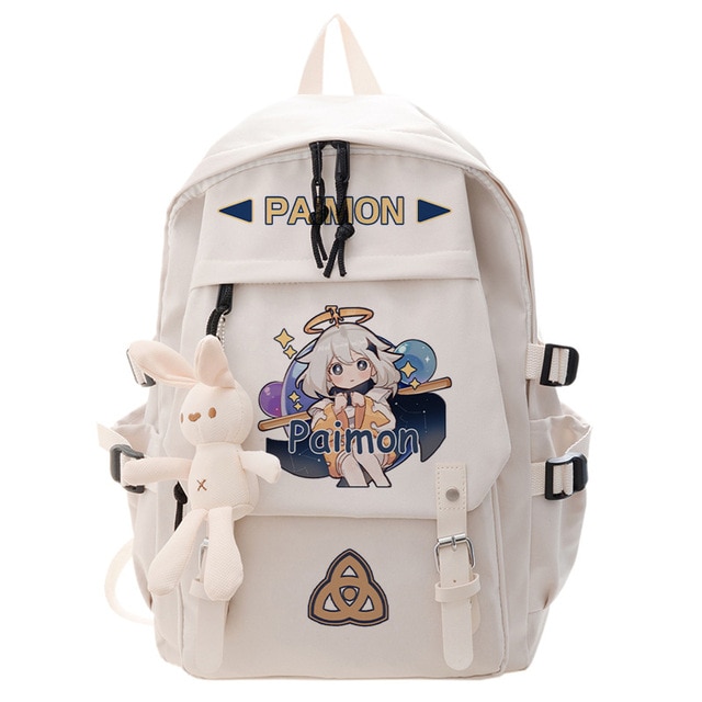 Genshin Impact Anime Cosplay Students School Bag Backpack Klee Cartoon Bookbag Laptop Travel Rucksack Outdoor - Anime Backpacks